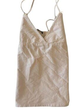 Coquette Brandy baby pink striped top